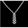 Image 2 : 14KT White Gold 1.90ctw Diamond Necklace