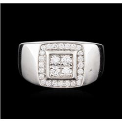 14KT White Gold 0.68ctw Diamond Ring