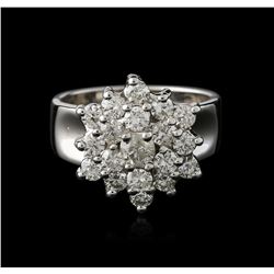 14KT White Gold 1.55ctw Diamond Ring