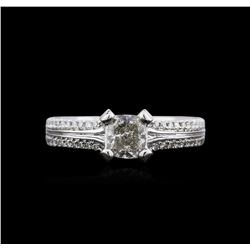 1.36ctw Diamond Ring - 18KT White Gold