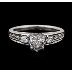 14KT White Gold 1.02ctw Diamond Ring