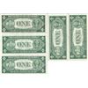 Image 2 : 1935 $1 Silver Certificate Lot of 5
