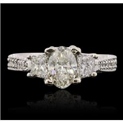 14KT White Gold EGL Certified 2.31ctw Diamond Ring