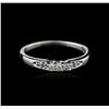 Image 1 : 14KT White Gold 0.20ctw Diamond Ring