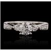 Image 1 : 18KT White Gold 1.40ctw Diamond Ring