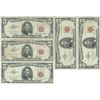 Image 3 : 1963 $5 Red Seal Bill Lot of 10