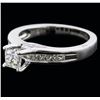 Image 2 : 14KT White Gold 0.75ctw Diamond Ring