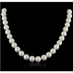 14KT White Gold Pearl Necklace