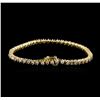 Image 2 : 14KT Yellow Gold 2.25ctw Diamond Tennis Bracelet