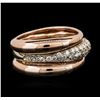 Image 2 : 14KT Two-Tone Gold 0.55ctw Diamond Ring