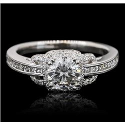 18KT White Gold 1.42ctw Diamond Ring