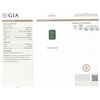 Image 4 : 14KT Yellow Gold GIA Certified 38.72ct Emerald and Diamond Pendant With Chain
