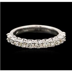 14KT White Gold 0.88ctw Diamond Ring