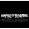 Image 3 : 14KT White Gold 13.77ctw Diamond Bracelet