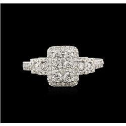 1.00ctw Diamond Ring - 14KT White Gold