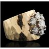 Image 2 : 14KT Yellow Gold 1.55ctw Diamond Ring