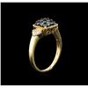 Image 3 : 14KT Yellow Gold 0.49ctw Alexandrite and Diamond Ring