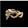 Image 2 : 14KT Yellow Gold 2.70ct Morganite Ring