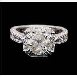 18KT White Gold 3.14ctw Diamond Ring