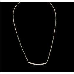 14KT Yellow Gold 0.84ctw Diamond Necklace