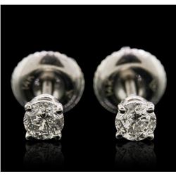 14KT White Gold 0.36ctw Diamond Stud Earrings