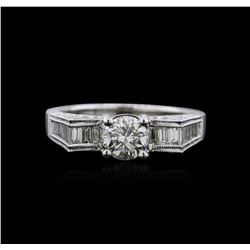 18KT White Gold 1.85ctw Diamond Ring