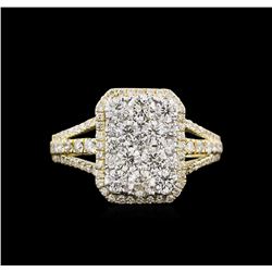 1.90ctw Diamond Ring - 14KT Yellow Gold