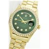 Image 1 : Rolex 18KT Yellow Gold 1.00ctw Diamond President Men's Watch