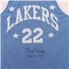 Image 2 : Elgin Baylor Framed Autographed Jersey