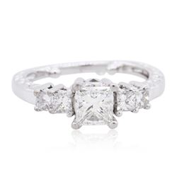 14KT White Gold 1.19ctw Diamond Ring