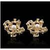 Image 1 : 14KT Yellow Gold Pearl Cufflinks