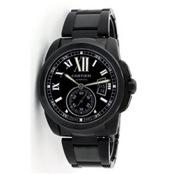 Cartier Black DLC Calibre Men's Watch