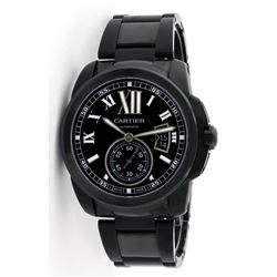 Cartier Black DLC Calibre Men's Watch