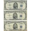 Image 3 : 1934 $5 Silver Certificate Currency Lot of 6
