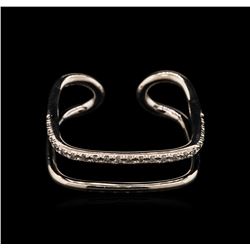 0.11ctw Diamond Ring - 14KT White Gold