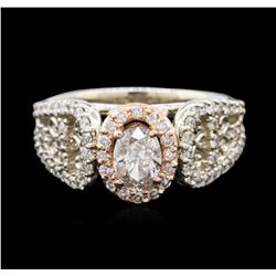 14KT Two-Tone Gold 1.12ctw Diamond Ring