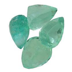 3.36ctw Pear Mixed Emerald Parcel