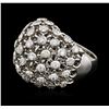 Image 2 : 14KT White Gold 0.72ctw Diamond Ring