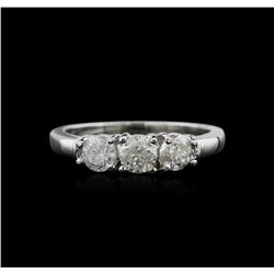 14KT White Gold 0.73ctw Diamond Ring