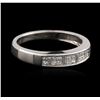 Image 2 : 14KT White Gold 0.50ctw Diamond Ring