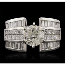 18KT White Gold 4.56ctw Diamond Ring