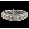 Image 1 : 7.48ctw Diamond Bracelet - 14KT White Gold