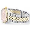 Image 3 : Rolex Two-Tone Diamond and Ruby DateJust Men's Watch