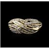 Image 1 : 14KT Yellow Gold 0.25ctw Diamond Ring