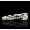 Image 2 : 14KT White Gold 1.53ctw Diamond Ring