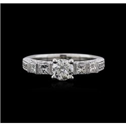 18KT White Gold 1.21ctw Diamond Ring