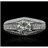Image 1 : 18KT White Gold 1.80ctw Diamond Ring