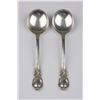 Image 2 : Vintage Lunt Sterling Silver "American Victorian" Cream Soup Spoons