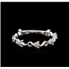 Image 1 : 18KT White Gold 0.25ctw Diamond Ring