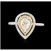 Image 1 : 14KT Yellow Gold 1.13ctw Diamond Ring